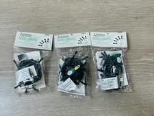 3 New Holiday Christmas 20 Mini Seed Lights Yel Red Green Blue  mission Gallery