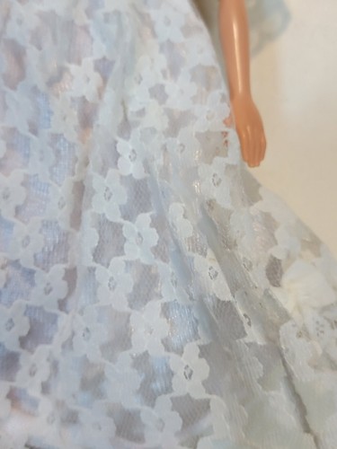 BARBIE Puppe Braut KLEID-KLEID OOAK CLONE HOCHZEIT BRAUTMÄDCHEN PUPPENOUTFIT C338G - Bild 5 von 12