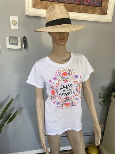 Natural Life Women’s Beach Cover Up Tee Medium New - Picture 5 of 5