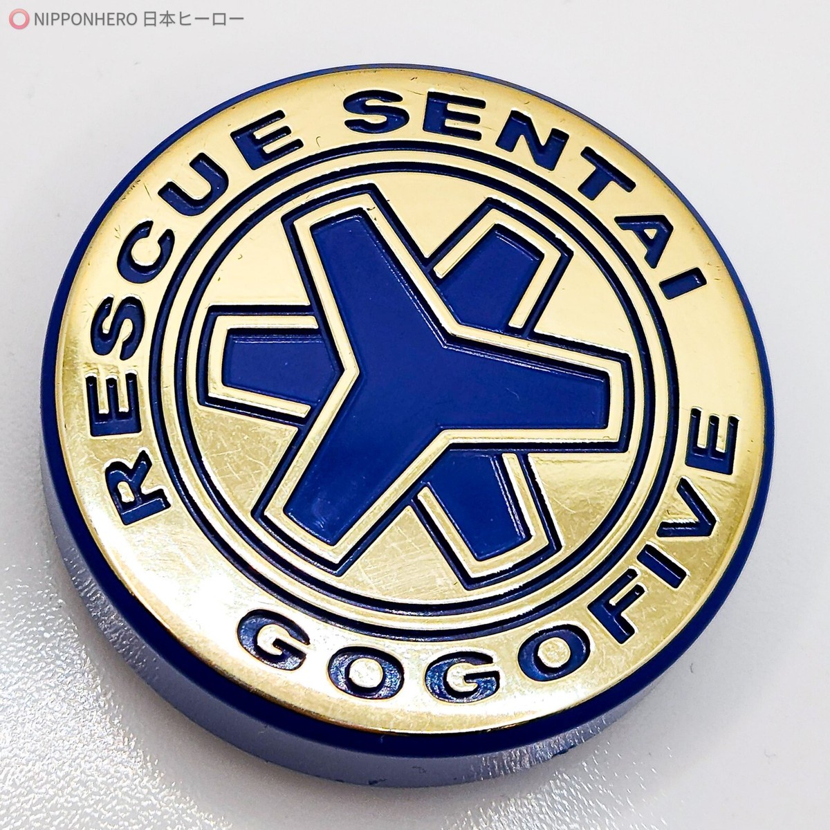 タッチーgogo Super Sentai GOGO FIVE V GO GO ATTACHE CASE BADGE Bandai