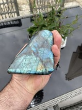 Labradorite Freeform  Natural Quartz Crystal 794 Grams 8cm Tallest Point #4