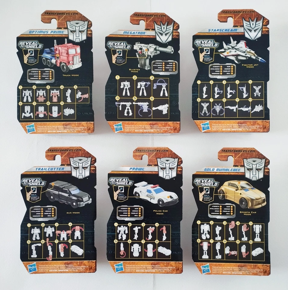 TRANSFORMERS REVEAL THE SHIELD: 6 LEGEND CLASS (6 cm) OPTIMUS, MEGATRON, PROWL.. - Imagen 3 de 4