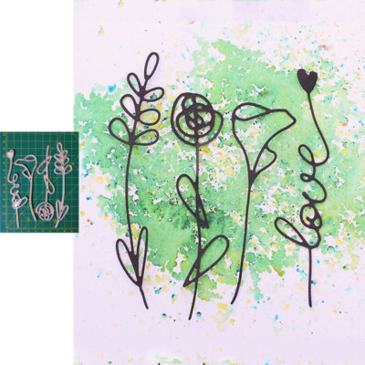 Blume Blatt Stanzformen Cutting Dies Scrapbooking Stanzschablone Album Karte DIY