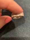 New $ 7 700. Nouvelle Bague 18k White Gold, Diamond And Enamel Ring Sz 7 — photo 6