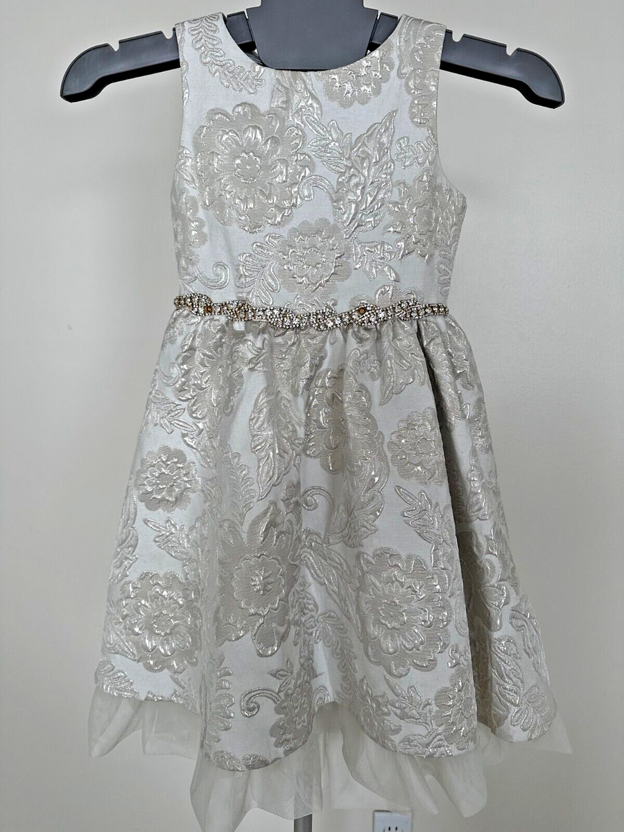 blue ivory wedding dress Davinci Bridal 50653 size 14 Ivory fit and flare wedding dress lace ruffle strapless
