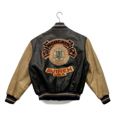 AVIREX ﻿90s VINTAGE VARSITY JACKET アメリカ製 Vintage 90's AVIREX Leather Varsity Jacket Stadium Jacket Bozeman