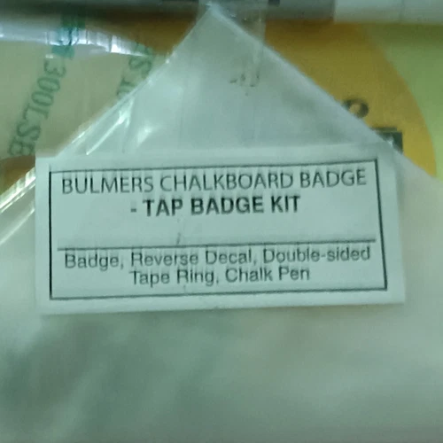 Bulmers Beer Tap Badge Kit Chalkboard Rare - Picture 3 of 10