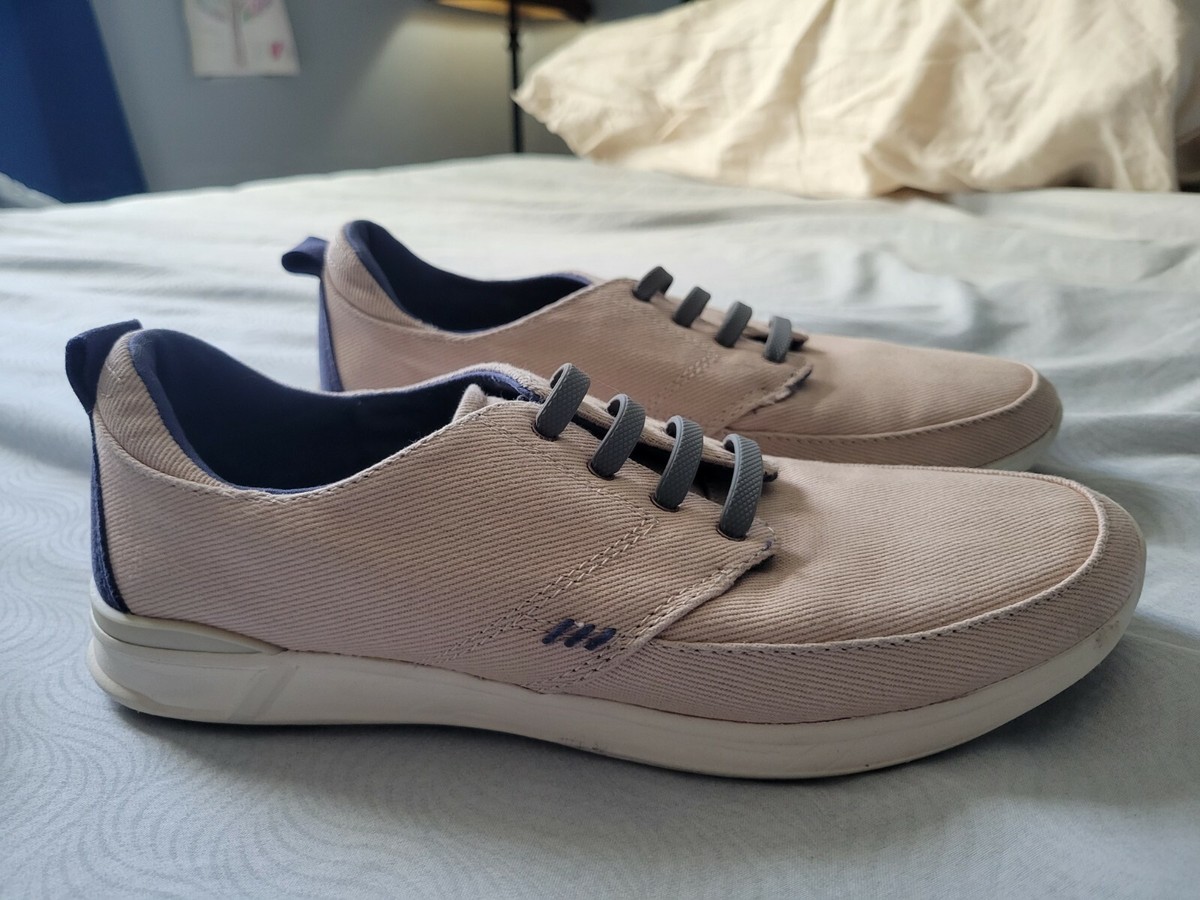 Reef Rover Low Women's US Sz 8.5 Shoes Tan Navy Blue Style