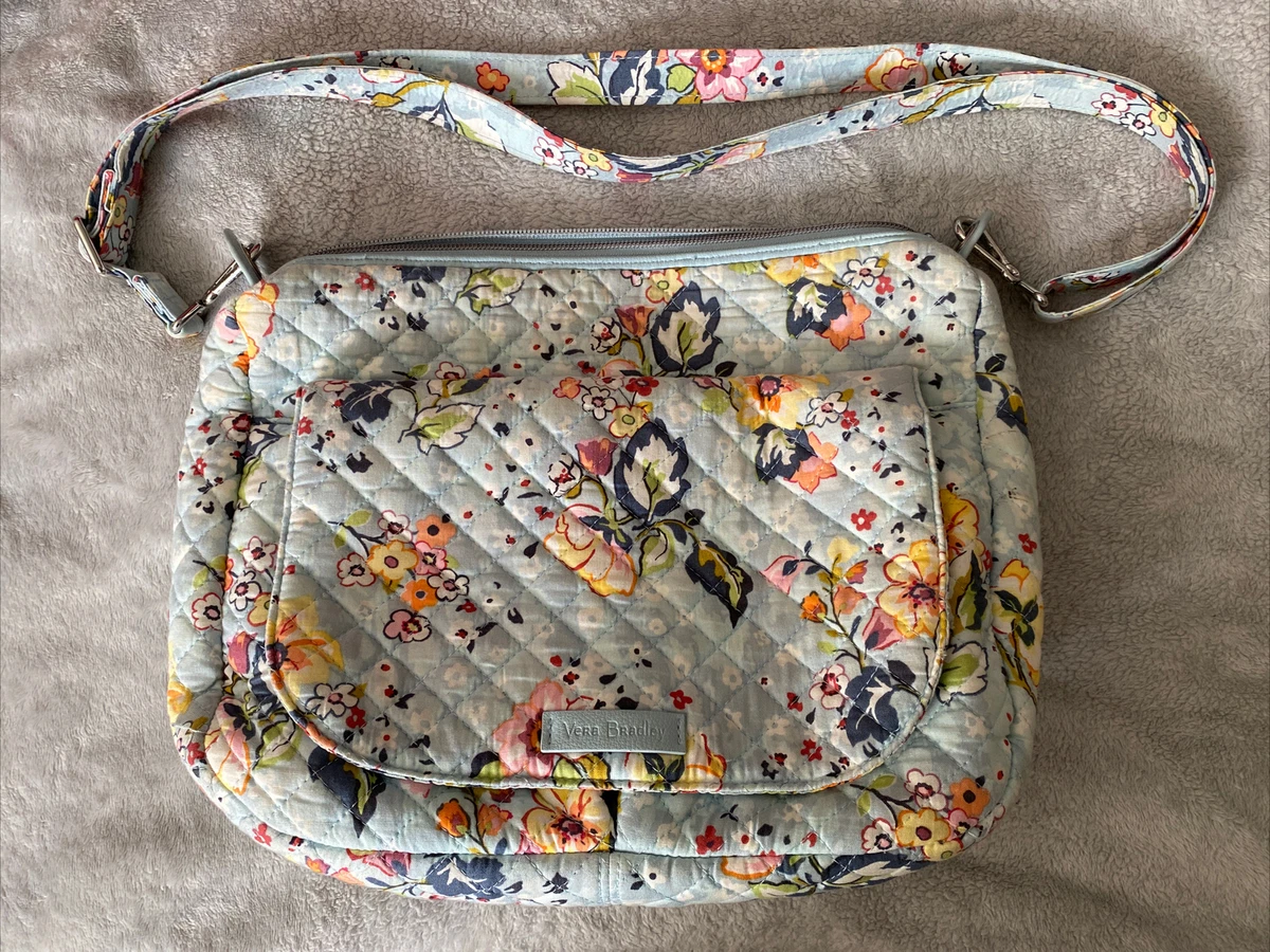 VERA BRADLEY CARSON SHOULDER BAG Floating Garden Tote Cross body bag