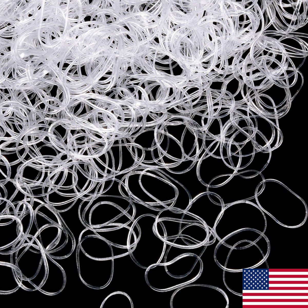 Clear Rubber Bands 500 pcs Clear Rubber Bands 500 pcs