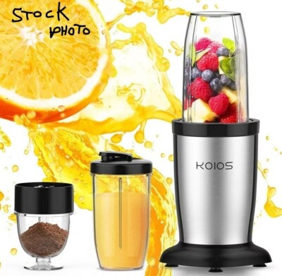 KOIOS BL219B Personal Blender Black new open box