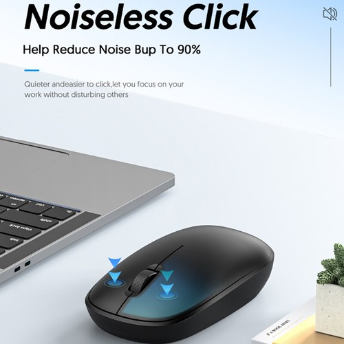 1 Pcs NEW 2.4G Wireless Mute Mouse USB Optical Ergonomics Laptop Mouse - Photo 7/17