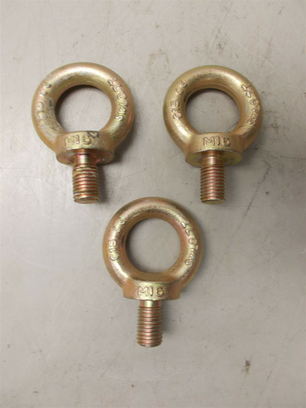 Lot Of 3 C15 CE SWL0.7T M16 Eye Bolts eBay