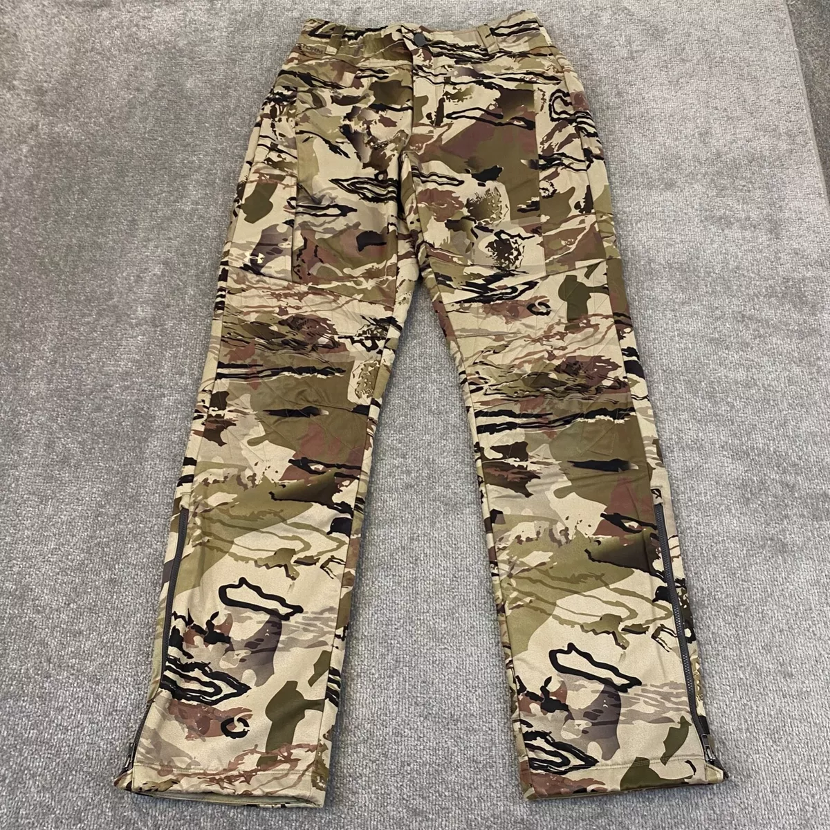 Under Armour Storm Coldgear Pants Womens 6 Camouflage Fleece Lined Hunting