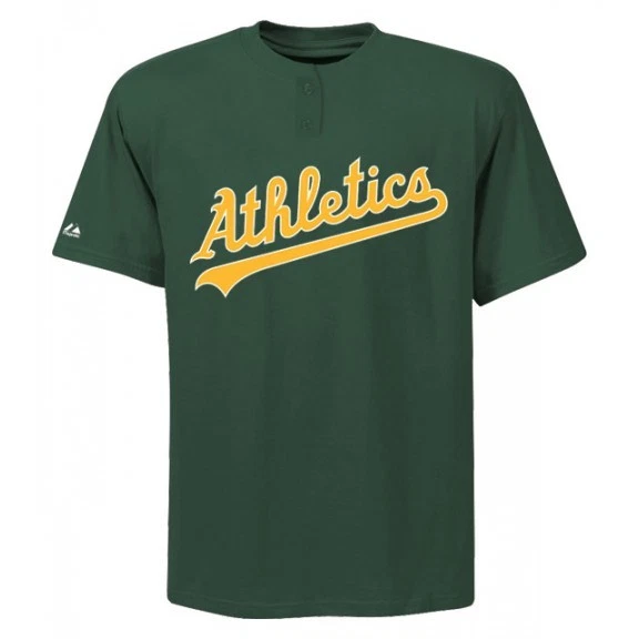 Oakland athletics majestic clearance jersey