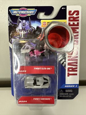 Micro Machines Transformers Series 1 #004 TF#0017 ELITA-ONE TF#001 Decode Secret