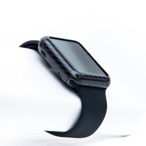Real Glossy Carbon Fiber case for Series 1 or Series 2: 42mm Apple Watch - 第 4/6 張圖片