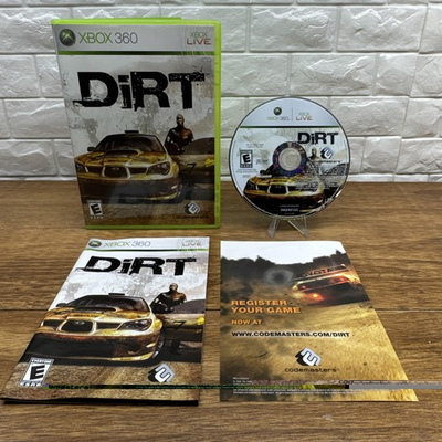 #ad DiRT Microsoft Xbox 360 2007 CIB Refurbished Tested Working Free S H $16.99