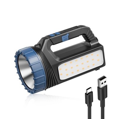 E-SHIDAI Solar Flashlight，Solar Powered Flashlight for Multi Big, Black 