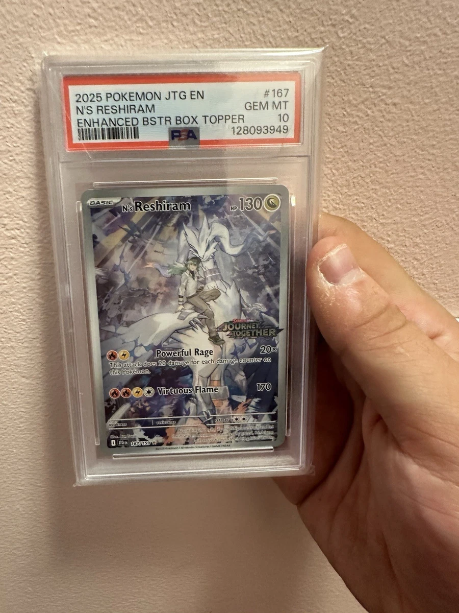 Reshiram Pokémon TCG Professional Sports Authenticator (PSA