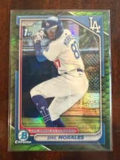 2024 1st Bowman Chrome #BCP-221 Emil Morales Reptilian Green Refractor #50/99