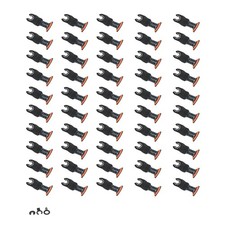 50Pcs 44MM Arc Edge Oscillating Saw Blades for Wood Plastic Metal Cutting