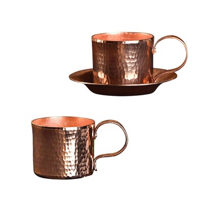 Reinkupfer Kaffeebecher, kleine Teetasse, Wasser trinken Geschenk, Kupferbecher Tasse für