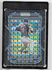 1/1 JARED SHUSTER 2023 PANINI PRIZM #8 ROOKIE BLACK FINITE RC 1/1 BRAVES #1/1