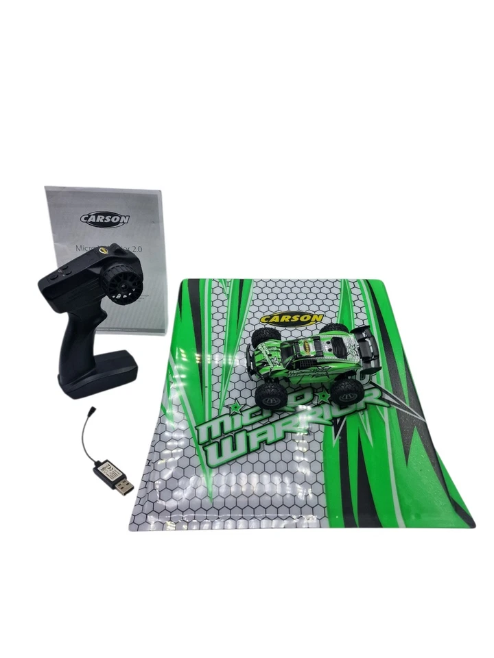 Carson Micro X-Warrior 1:32 grün 2.0 RC Buggy ohne Akku und ohne Akkufachdeckel  - Bild 2 von 4