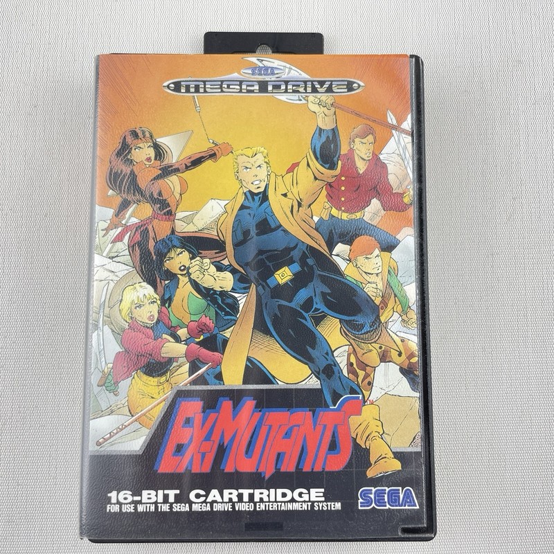 Ex-Mutants Sega Mega Drive Game PAL Complete 1992 Made in Japan ExMutants