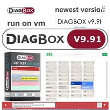 Diagbox V9.91 Software for Lexia3 PP2000 Diagnostic Tool for Citroen Peugeot