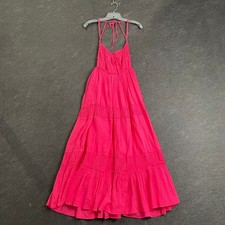 FREE PEOPLE Taking Sides Maxi Dress Women's Size XS Berry Blossom