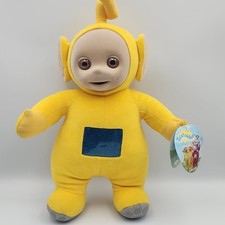 VINTAGE 1998 EDEN Teletubbies Laa Laa Plush LaLa Yellow Stuffed Doll 12  