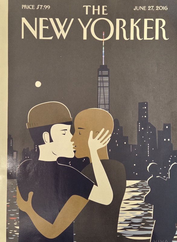 The New Yorker Magazine June 27, 2016 "Love" cover by Frank Viva 