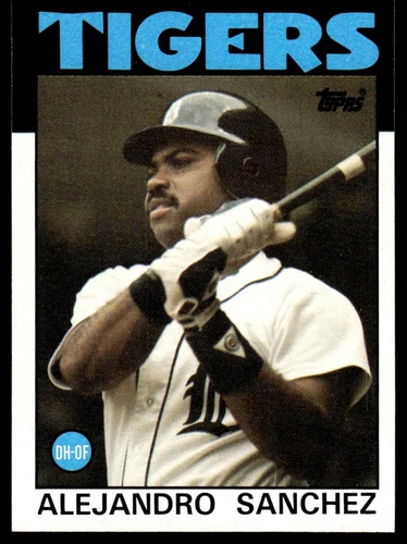 1986 Topps Alejandro Sanchez Detroit Tigers #563