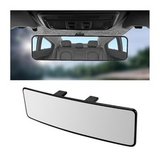 Car Rear View Mirror, 11.2" HD Clear Panoramic Convex Wide Angle Vehicle White