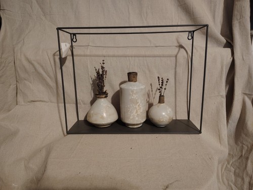 Decorative Metal Framed Shelves Shadowbox Inspired Decor Or Space Saving 4 - Picture 16 of 16
