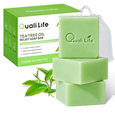Tea Tree Soap, Tea Tree Soap Bar for Face  Body, Antifungal Soap with Tea Tree