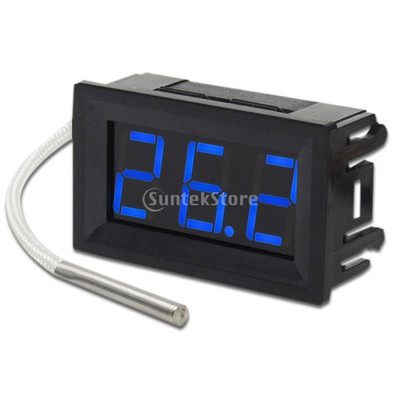 Industrielles blaues Temperatur-Thermometer-Instrumententafel-Messinstrument der