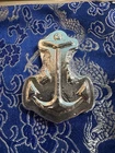 Hand Poured Fine 0.999 Silver Bar Anchor Design 2.5 Ozt Bullion