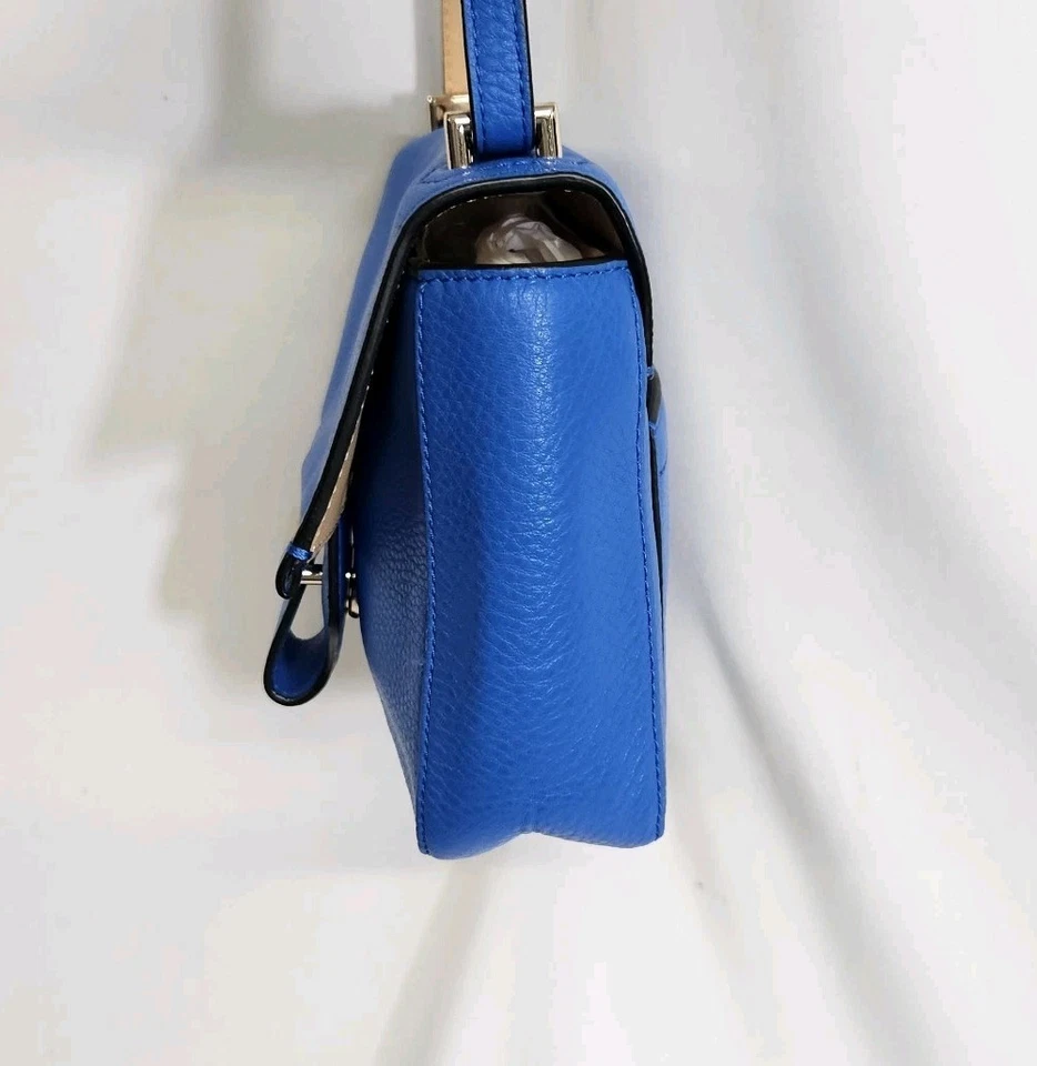 Reed Krakoff Royal Blue Leather Mini Square Crossbody Shoulder Bag NWT - Image 4 of 4