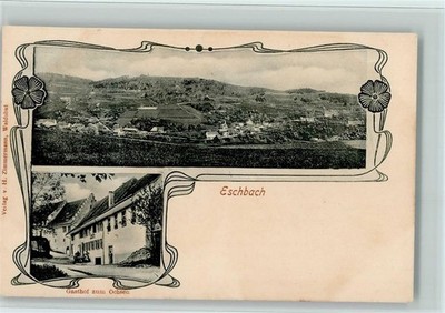 13407692 - 7890 Eschbach Jugendstil - Gasthof zum Ochsen AK Waldshut LKR 1898