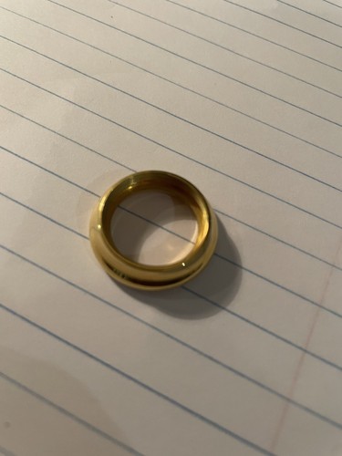 Osmun L6 French Horn Mouthpiece Rim Gold - Picture 2 of 3