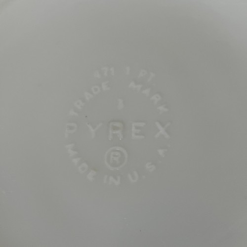 Vintage Pyrex Turquoise Blue Amish Butterprint Casserole Dish 1 Pint No Lid - Picture 4 of 22