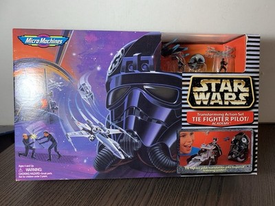 Micro Machine Star Wars Transforming Action Set - Tie Fighter Pilot/Academy New