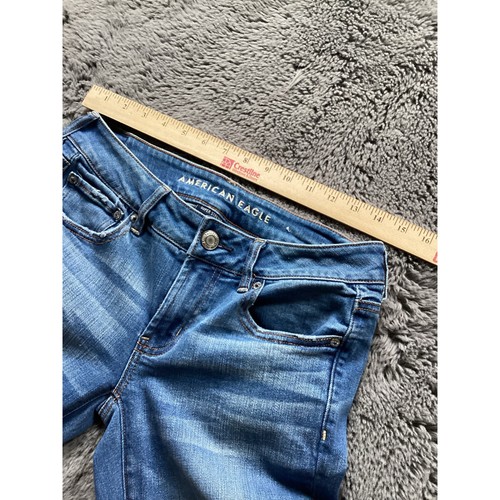 American Eagle Damen Super Stretch Ae Favorite Boyfriend Jeans Blau Größe 4 - Bild 6 von 10