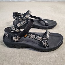 Teva Hurricane 4 Sport Hiking Sandals Womens 11 Black Triton Griffin 1093378