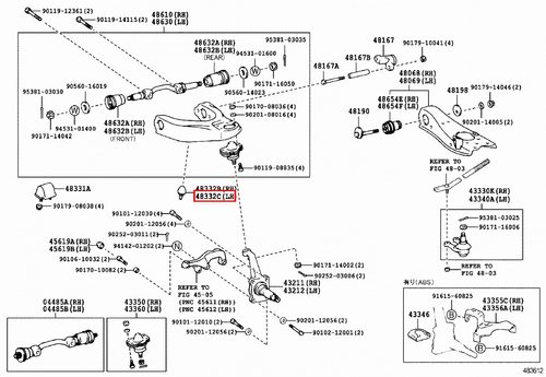 Genuine Hiace TRH223 LiteAce SR40 Front LH Axle Arm Spring Bumper - Picture 10 of 14