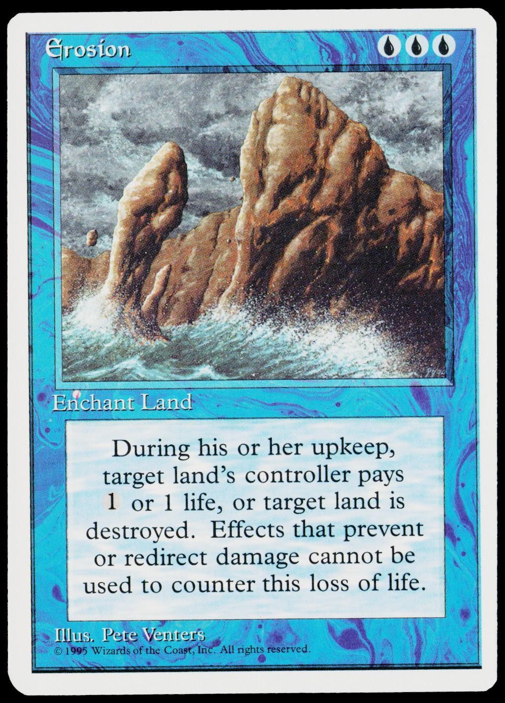 Erosion Common Fourth Edition Magic: The Gathering Near Mint