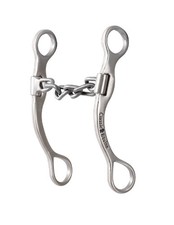Classic Equine Bit Performance 7 1/2 Chain Mouth Silver SSPSBIT7SS30